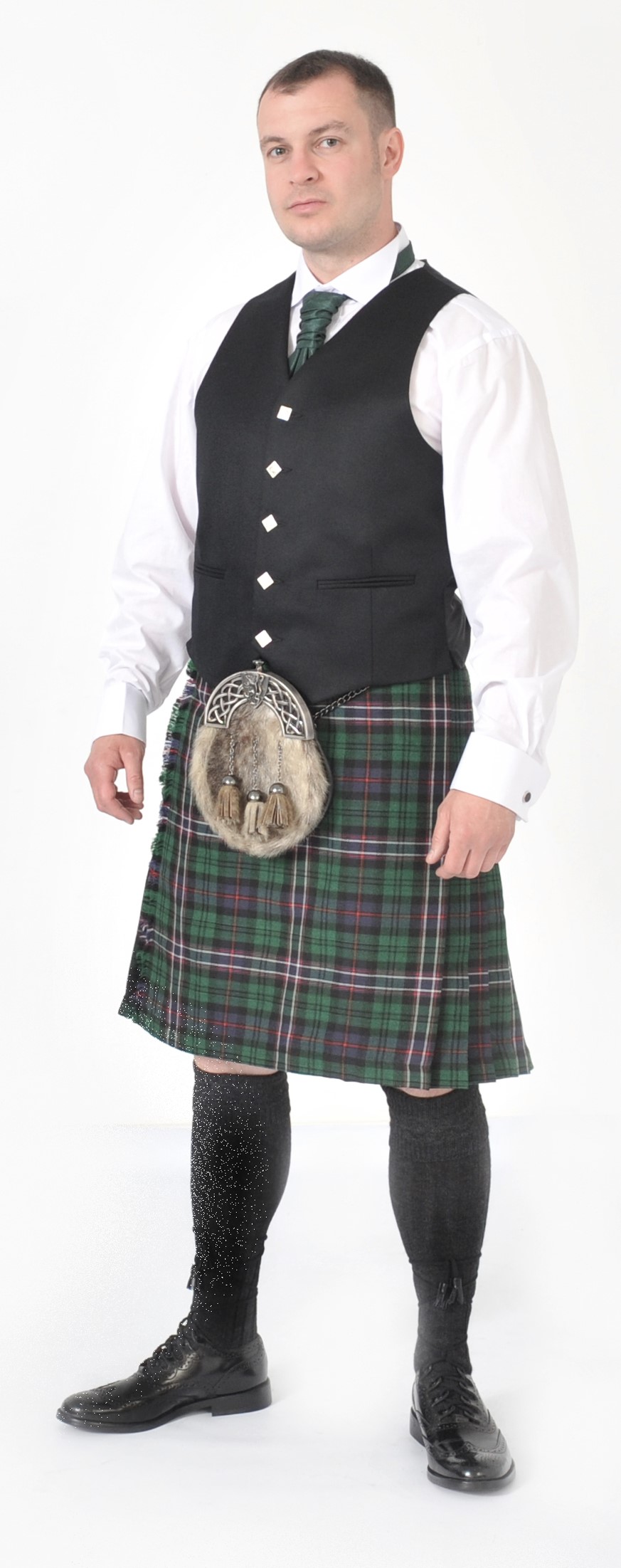 8 Yard Scottish National Ex Hire Kilt 3 8 Yard Scottish National Ex Hire Kilt